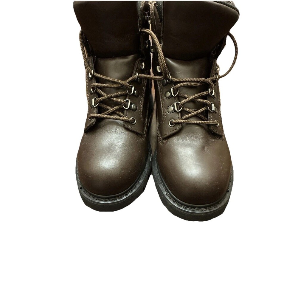 Worx By Red Wing Shoes ASTM F2413-05 Steel Toe Brown Leather sise 8M - Picture 2 of 10